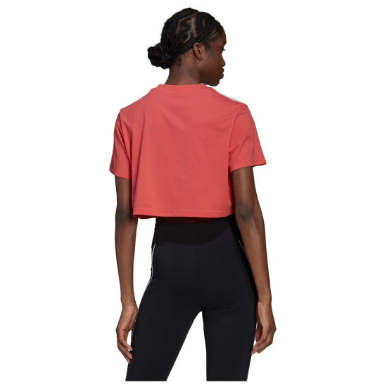 Adidas Γυναικεία κοντομάνικη μπλούζα Hyperglam Cropped Adidas Γυναικεία κοντομάνικη μπλούζα Hyperglam Cropped
